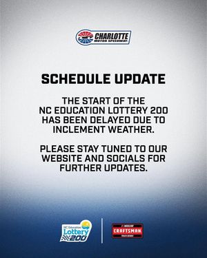 Image post by @CharlotteMotorSpeedway on Facebook
