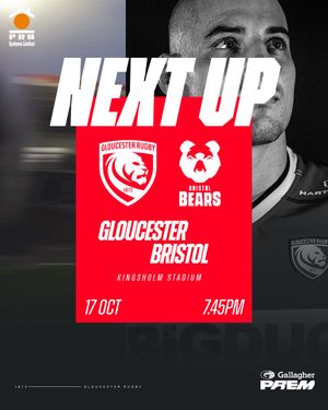 Image post by @officialgloucesterrugby on Instagram