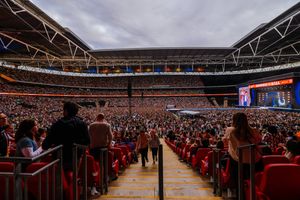 Image post by @wembleystadium on Twitter/X