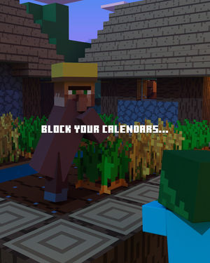 Image post by @minecraft on Instagram