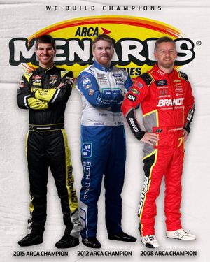 Image post by @ARCA_Racing on Twitter