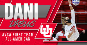 Image post by @UtahVolleyball on Twitter