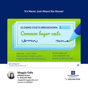 Image post by @MaggieOdleRealtor on Facebook