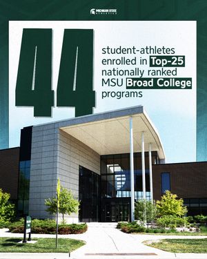 Image post by @msu_athletics on Instagram