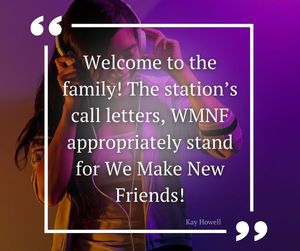 Image post by @WMNFCommunityRadio on Facebook