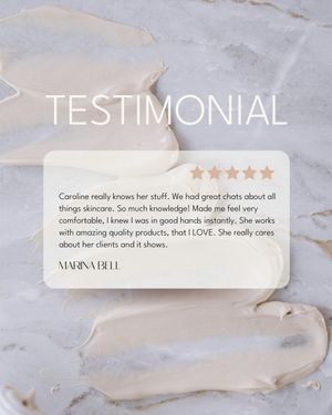 Image post by @carolinewatsonbeauty on Instagram
