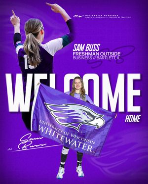 Image post by @uwwhitewatervolleyball on Instagram