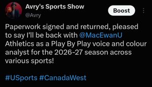 Image post by @avrysports on Instagram