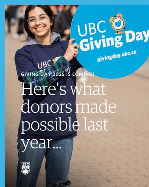 Image post by @universityofbc on Instagram