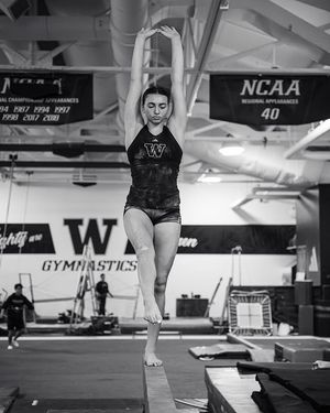 Image post by @uwgymnastics on Instagram
