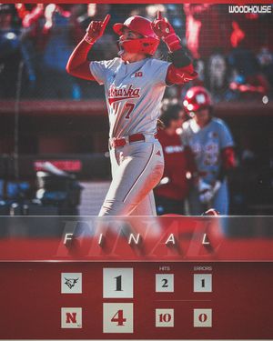 Image post by @HuskerSoftball on Twitter