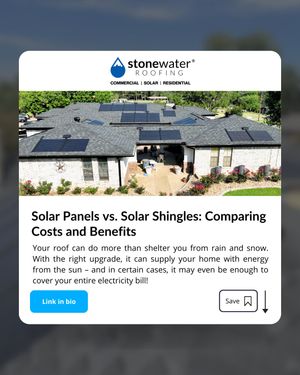 Image post by @stonewaterroofing on Instagram