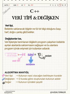 Image post by @yazilim_terimleri on Instagram