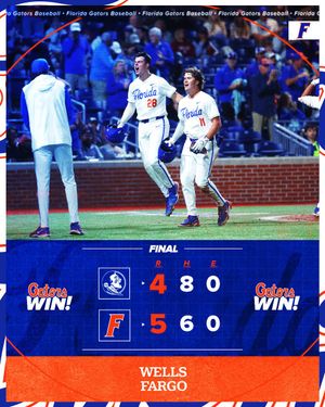 Image post by @GatorsBB on Twitter