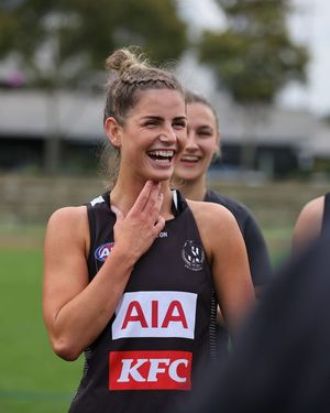 Image post by @CollingwoodAFLW on Facebook