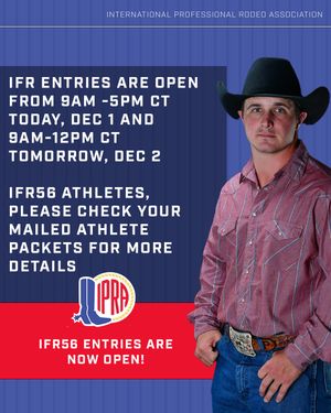 Image post by @internationalprorodeo on Instagram