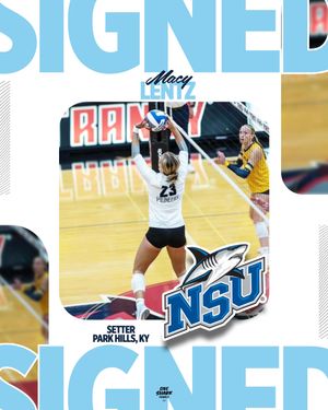 Image post by @nsu_vball on Instagram