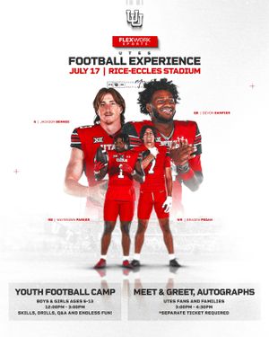Image post by @utahfootball on Instagram