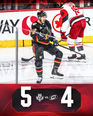 Image post by @NHLFlames on Twitter