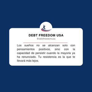 Image post by @debtfreedomusa on Instagram
