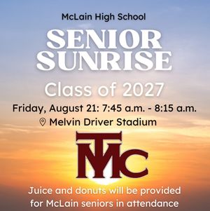 Image post by @mclainhighschool on Instagram