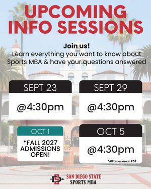 Image post by @sdsusportsmba on Instagram