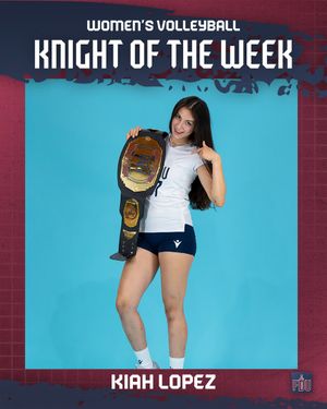 Image post by @FDUKnightsWVB on Twitter
