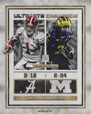 Image post by @CollegeFootballPlayoff on Facebook