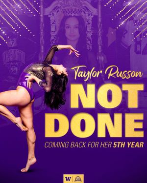 Image post by @UWGymnastics on Twitter