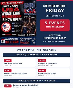 Image post by @calusawrestling on Instagram