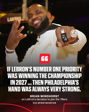 Image post by @nbaonespn on Instagram