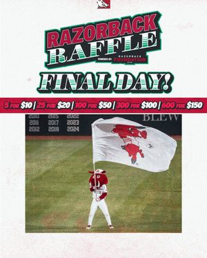 Image post by @ArkRazorbacks on Twitter