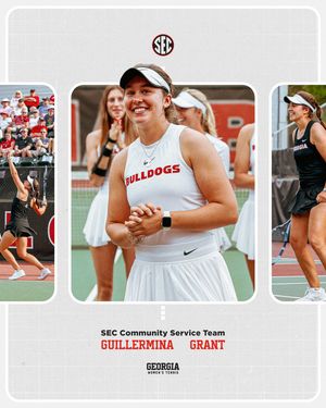 Image post by @ugawomenstennis on Instagram