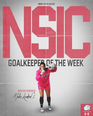Image post by @minotstate_wsoc on Instagram