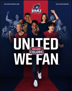 Image post by @RMUAthletics on Facebook