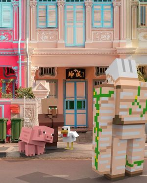 Image post by @minecraft on Instagram