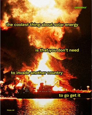 Image post by @greenpeace on Instagram