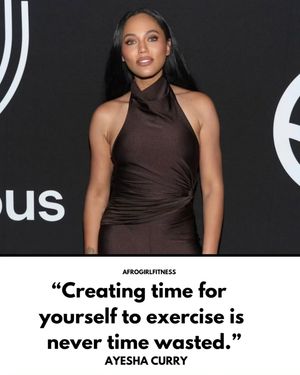 Image post by @afrogirlfitness on Instagram