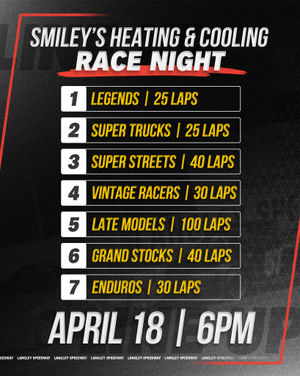 Image post by @langleyspeedway on Instagram