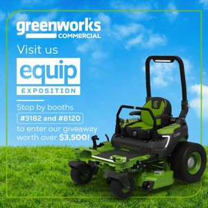 Image post by @greenworkscommercial on Facebook