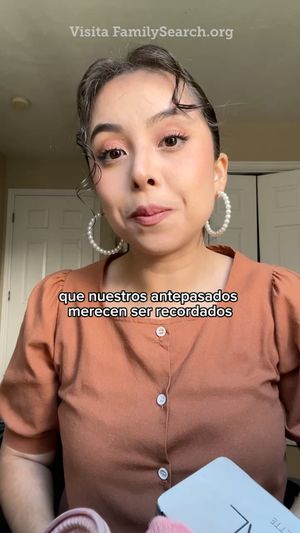 Video post by @FamilySearchEsp on Facebook