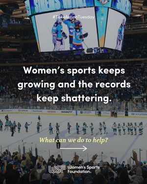 Image post by @womenssportsfoundation on Instagram