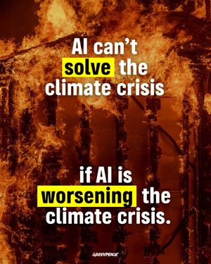 Image post by @greenpeace on Instagram