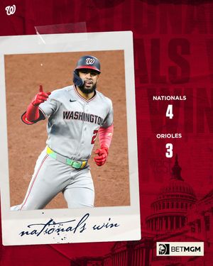 Image post by @nationals on Instagram