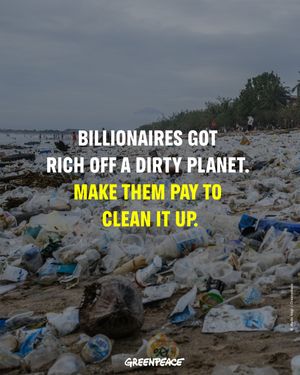 Image post by @greenpeace on Instagram