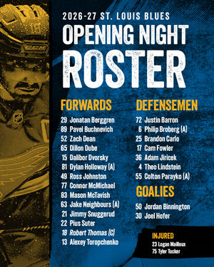 Image post by @stlouisblues on Instagram