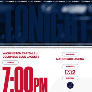 Image post by @Capitals on Twitter