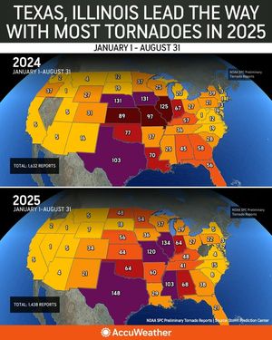 Image post by @accuweather on Facebook