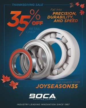 Image post by @bocabearings on Instagram