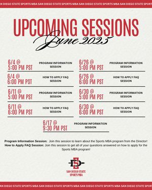 Image post by @sdsusportsmba on Instagram